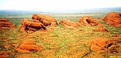 The Olgas. Known to the aboriginals as Kata Tjuta